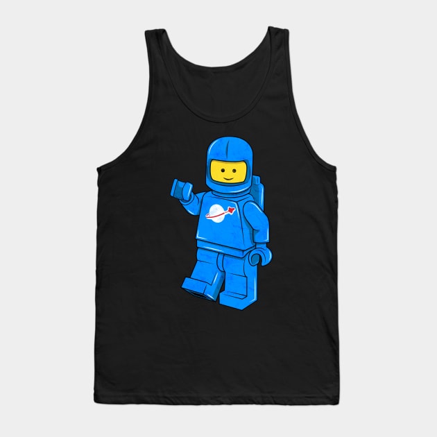 Classic Spaceman Tank Top by chrisraimoart